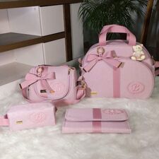 Conjunto Bolsas Maternidade Rosa no Jardim Bonfiglioli